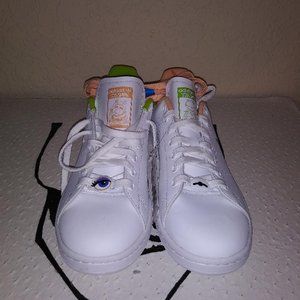 Adidas Originals Stan Smith Disney Kermit The Frog White Men Unisex Shoes